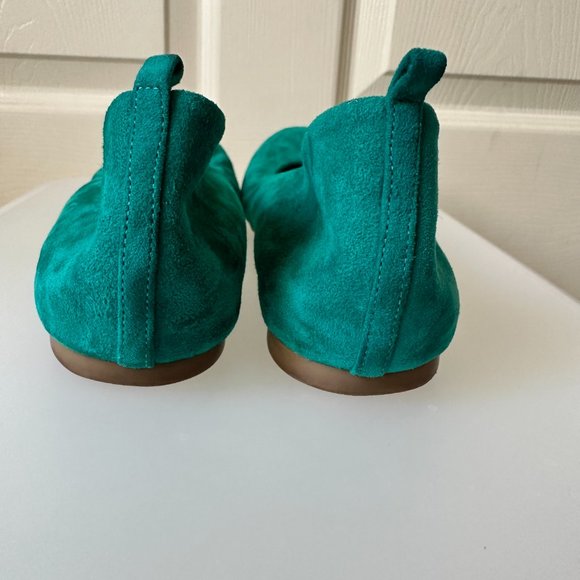 J. Crew Suede Ballet Flats in Green Size 8 - Picture 6 of 12